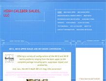 Tablet Screenshot of highcalibersales.com